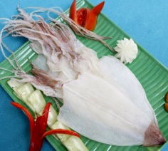 Mực lá tươi