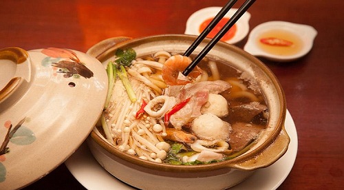 Lẩu mực chanh leo ngon tuyệt