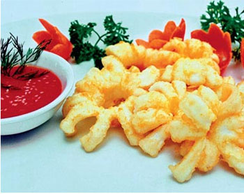 Mực chiên bơ