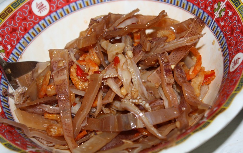 Ướp tôm và mực
