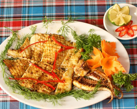Mực nướng mọi thơm ngon dễ làm