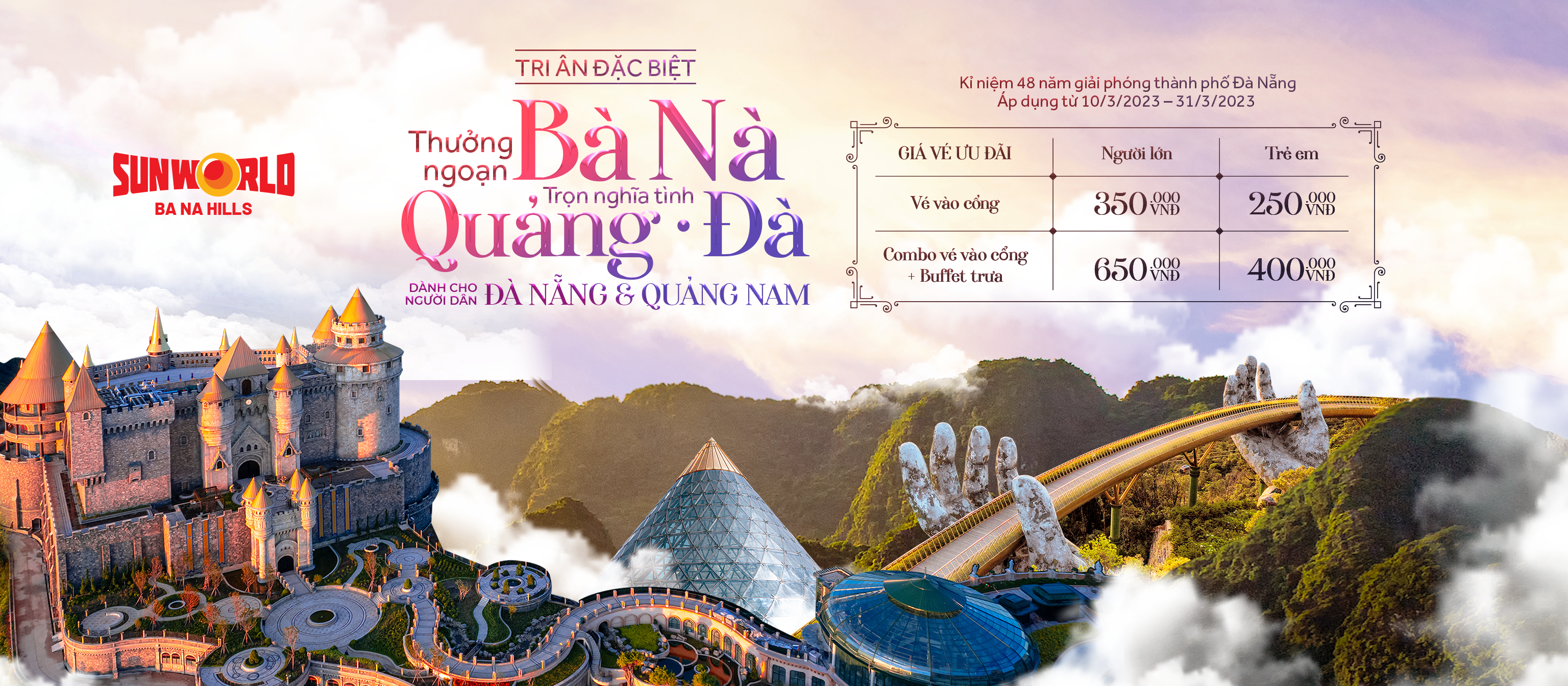 Bà Nà Hills mở cửa và đóng cửa lúc mấy giờ? Tìm thông tin ở đâu