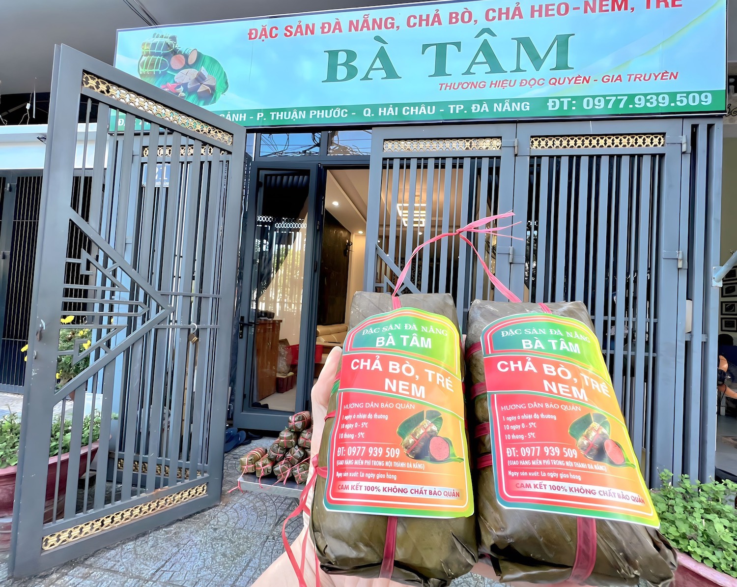 Chả bò Bà Tâm – Thương hiệu chả bò nổi tiếng nhất Đà Nẵng